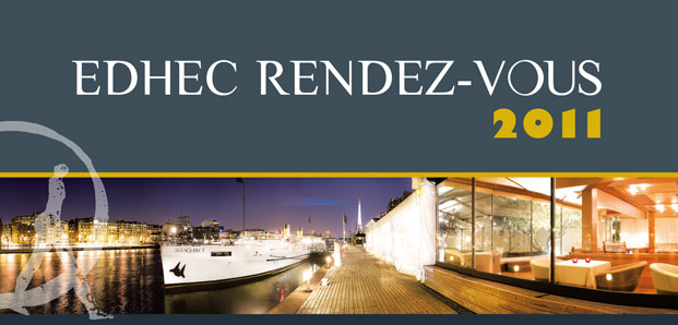 Entête des invitations pour l'EDHEC Rendez-Vous 2011